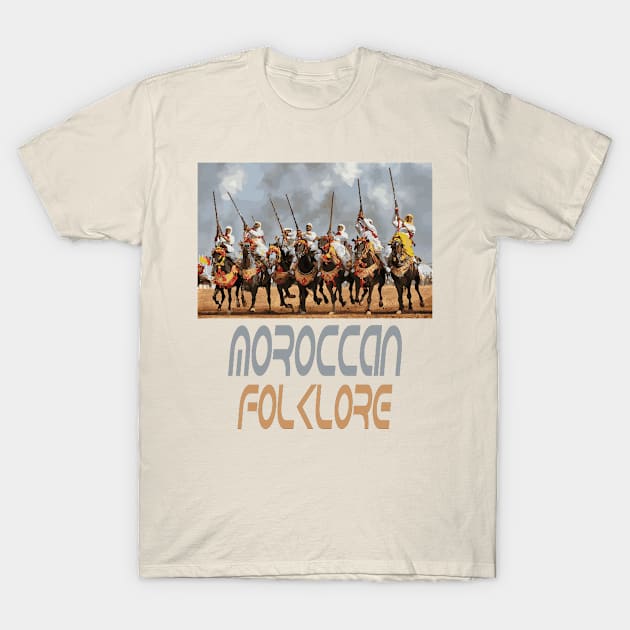 Moroccan Folklore T-Shirts T-Shirt by DOUHALY